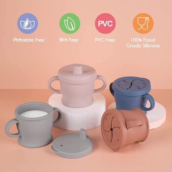Silicone Sip-N-Snack Cup (250ml)